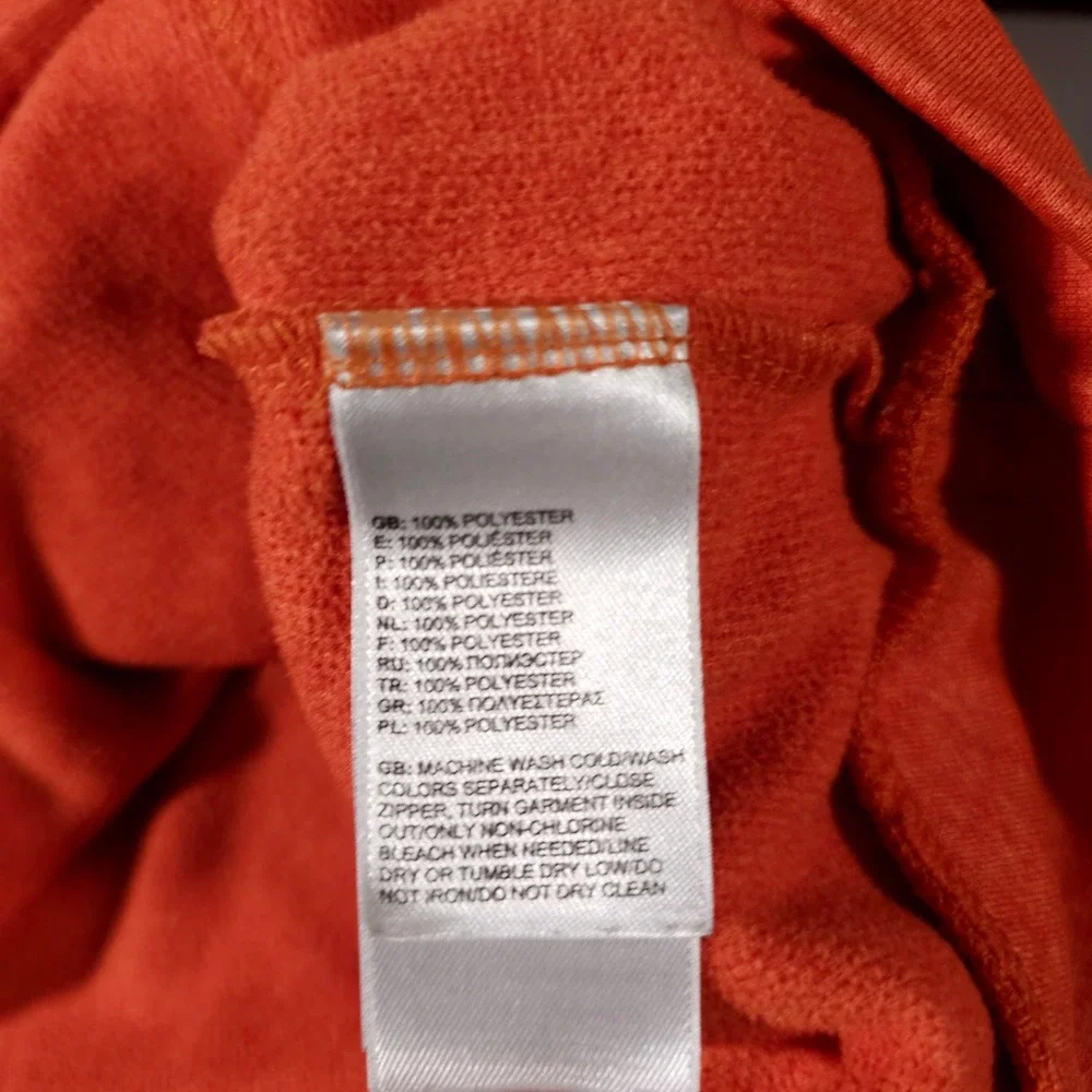 The North Face Hoodie Mens Medium Orange Boston Marathon 2015 Run Graphic